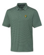 Southeastern Louisiana Lions Cutter & Buck Forge Pencil Stripe Stretch Mens Polo Hunter Green Mannequin