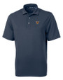Texas Rio Grande Valley Vaqueros Cutter & Buck Virtue Recycled Featherlight Pique Mens Polo Navy Blue Mannequin