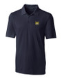 Quinnipiac Bobcats Cutter & Buck Forge Stretch Mens Big and Tall Polo Liberty Navy Mannequin