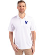 Embry-Riddle Eagles Cutter & Buck Forge Stretch Mens Big and Tall Polo White Front