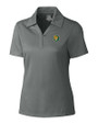 Southeastern Louisiana Lions Cutter & Buck Genre Textured Solid Womens Polo Elemental Grey Mannequin