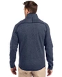 Old Dominion Monarchs College Vault - Cutter & Buck Mainsail Sweater-Knit Mens Full Zip Jacket Liberty Navy Heather Back