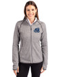 Old Dominion Monarchs College Vault - Cutter & Buck Mainsail Full Zip Hooded Womens Jacket Polished Heather Front