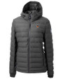 Texas Rio Grande Valley Vaqueros Cutter & Buck Mission Ridge Repreve® Eco Insulated Womens Puffer Jacket Elemental Grey Mannequin