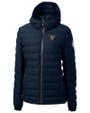 Texas Rio Grande Valley Vaqueros Cutter & Buck Mission Ridge Repreve® Eco Insulated Womens Puffer Jacket Navy Blue Mannequin