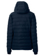 Texas Rio Grande Valley Vaqueros Cutter & Buck Mission Ridge Repreve® Eco Insulated Womens Puffer Jacket Navy Blue Mannequin Back