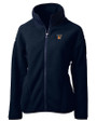 Texas Rio Grande Valley Vaqueros Cutter & Buck Cascade Eco Fleece Womens Full Zip Jacket Navy Blue Mannequin