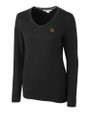 Texas State Bobcats Cutter & Buck Lakemont Tri-Blend Womens V-Neck Pullover Sweater BL_MANN_HG 