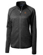Texas State Bobcats Cutter & Buck Mainsail Sweater-Knit Womens Full Zip Jacket CCH_MANN_HG 