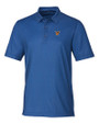 Texas Rio Grande Valley Vaqueros Cutter & Buck Pike Double Dot Print Stretch Mens Polo Indigo Mannequin