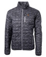 Texas State Bobcats Cutter & Buck Rainier PrimaLoft® Mens Eco Insulated Full Zip Printed Puffer Jacket BL_MANN_HG 