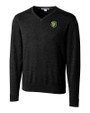 Southeastern Louisiana Lions Cutter & Buck Lakemont Tri-Blend Mens V-Neck Pullover Sweater Black Mannequin
