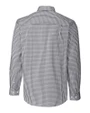 Texas Rio Grande Valley Vaqueros Cutter & Buck Easy Care Stretch Gingham Mens Long Sleeve Dress Shirt Charcoal Mannequin Back