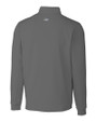 Texas Rio Grande Valley Vaqueros Cutter & Buck Traverse Stretch Eco Quarter Zip Mens Big and Tall Pullover Elemental Grey Mannequin Back