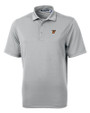 Texas Rio Grande Valley Vaqueros Cutter & Buck Virtue Eco Pique Recycled Mens Big and Tall Polo Polished Medium Gray Mannequin