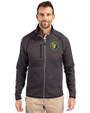 Southeastern Louisiana Lions Cutter & Buck Mainsail Sweater-Knit Mens Big and Tall Full Zip Jacket Charcoal Heather Front