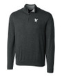 Embry-Riddle Eagles Cutter & Buck Lakemont Tri-Blend Mens Big and Tall Quarter Zip Pullover Sweater CCH_MANN_HG 