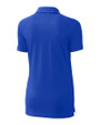 Tulsa Golden Hurricane Cutter & Buck Advantage Eco Tri-Blend Pique Womens Polo Chelan Blue Mannequin Back