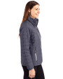 Texas Rio Grande Valley Vaqueros Cutter & Buck Rainier PrimaLoft®  Womens Eco Insulated Full Zip Puffer Jacket Anthracite Melange Side