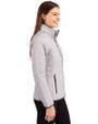 Texas Rio Grande Valley Vaqueros Cutter & Buck Rainier PrimaLoft®  Womens Eco Insulated Full Zip Puffer Jacket Polished Medium Gray Side