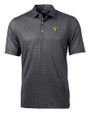 Southeastern Louisiana Lions Cutter & Buck Pike Banner Print Stretch Mens Polo Black Mannequin