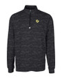 Cal Poly Mustangs Cutter & Buck Traverse Stretch Eco Camo Print Quarter Zip Mens Big and Tall Pullover BL_MANN_HG 