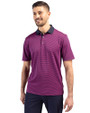 Cutter & Buck Virtue Eco Pique Micro Stripe Recycled Mens Polo GENV_PRO_HG 1