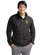 Southeastern Louisiana Lions Cutter & Buck Charter Eco Recycled Mens Full-Zip Jacket Black Front