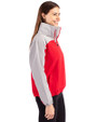 Kansas City Chiefs Americana Cutter & Buck Charter Eco Recycled Womens Anorak Jacket Red/Polished Side