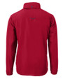 Carolina Panthers Americana Cutter & Buck Charter Eco Recycled Mens Full-Zip Jacket Cardinal Red Mannequin Back