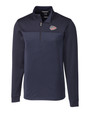 Kansas City Chiefs Americana Cutter & Buck Traverse Stripe Stretch Quarter Zip Mens Pullover LYN_MANN_HG 1