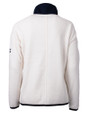 Carolina Panthers Americana Cutter & Buck Cascade Eco Fleece Womens Full Zip Jacket Shell/Navy Blue Mannequin Back