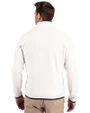 Cincinnati Bengals Americana Cutter & Buck Cascade Eco Fleece Mens Quarter Zip Jacket Shell/Navy Blue Back