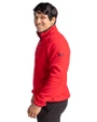 Green Bay Packers Americana Cutter & Buck Cascade Eco Fleece Mens Quarter Zip Jacket Red/Navy Blue Side