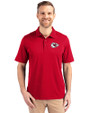 Kansas City Chiefs Cutter & Buck Forge Stretch Mens Big & Tall Polo Cardinal Red Front