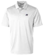Carolina Panthers Americana Cutter & Buck Prospect Eco Textured Stretch Recycled Mens Big & Tall Polo White Mannequin