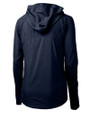 Carolina Panthers Americana Cutter & Buck Adapt Eco Knit Hybrid Recycled Womens Full Zip Jacket Navy Blue Mannequin Back