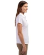 Atlanta Falcons Americana Cutter & Buck Forge Stretch Womens Short Sleeve Polo White Side
