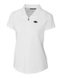 Baltimore Ravens Americana Cutter & Buck Forge Stretch Womens Short Sleeve Polo White Mannequin