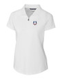 Indianapolis Colts Americana Cutter & Buck Forge Stretch Womens Short Sleeve Polo White Mannequin