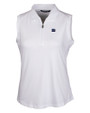 Cincinnati Bengals Americana Cutter & Buck Forge Stretch Womens Sleeveless Polo White Mannequin