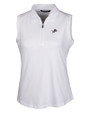 Detroit Lions Americana Cutter & Buck Forge Stretch Womens Sleeveless Polo White Mannequin
