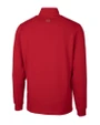 Carolina Panthers Americana Cutter & Buck Traverse Stretch Eco Quarter Zip Mens Pullover Red Mannequin Back