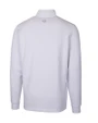 Carolina Panthers Americana Cutter & Buck Traverse Stretch Eco Quarter Zip Mens Pullover White Mannequin Back