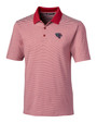 Jacksonville Jaguars Americana Cutter & Buck Forge Tonal Stripe Stretch Mens Polo CDR_MANN_HG 1