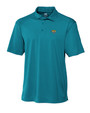 Jacksonville Jaguars Cutter & Buck CB Drytec Genre Textured Solid Mens Polo TB_MANN_HG 1