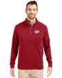Kansas City Chiefs Americana Cutter & Buck Adapt Recycled Soft Knit Stretch  Mens Quarter Zip Pullover Cardinal Red Front