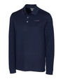 San Francisco 49ers Americana Cutter & Buck Advantage Tri-Blend Pique Mens Long Sleeve Polo LYN_MANN_HG 1