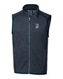 Boston Red Sox Stars & Stripes Cutter & Buck Mainsail Sweater-Knit Mens Full Zip Vest LNH_MANN_HG 1