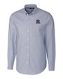 Green Bay Packers Americana Cutter & Buck Stretch Oxford Mens Long Sleeve Dress Shirt Light Blue Mannequin